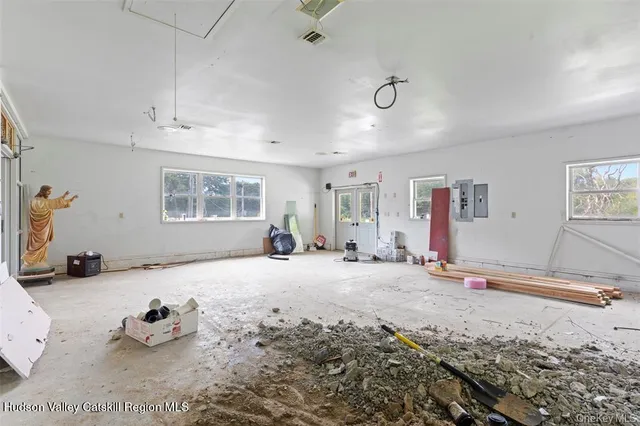 a room with natural light