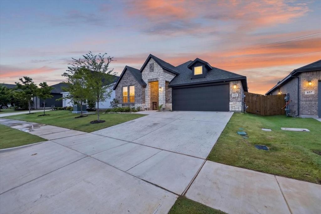 653 Godley Ranch Godley, TX 76044 - Photo 1 of 35 a front view of house with yard