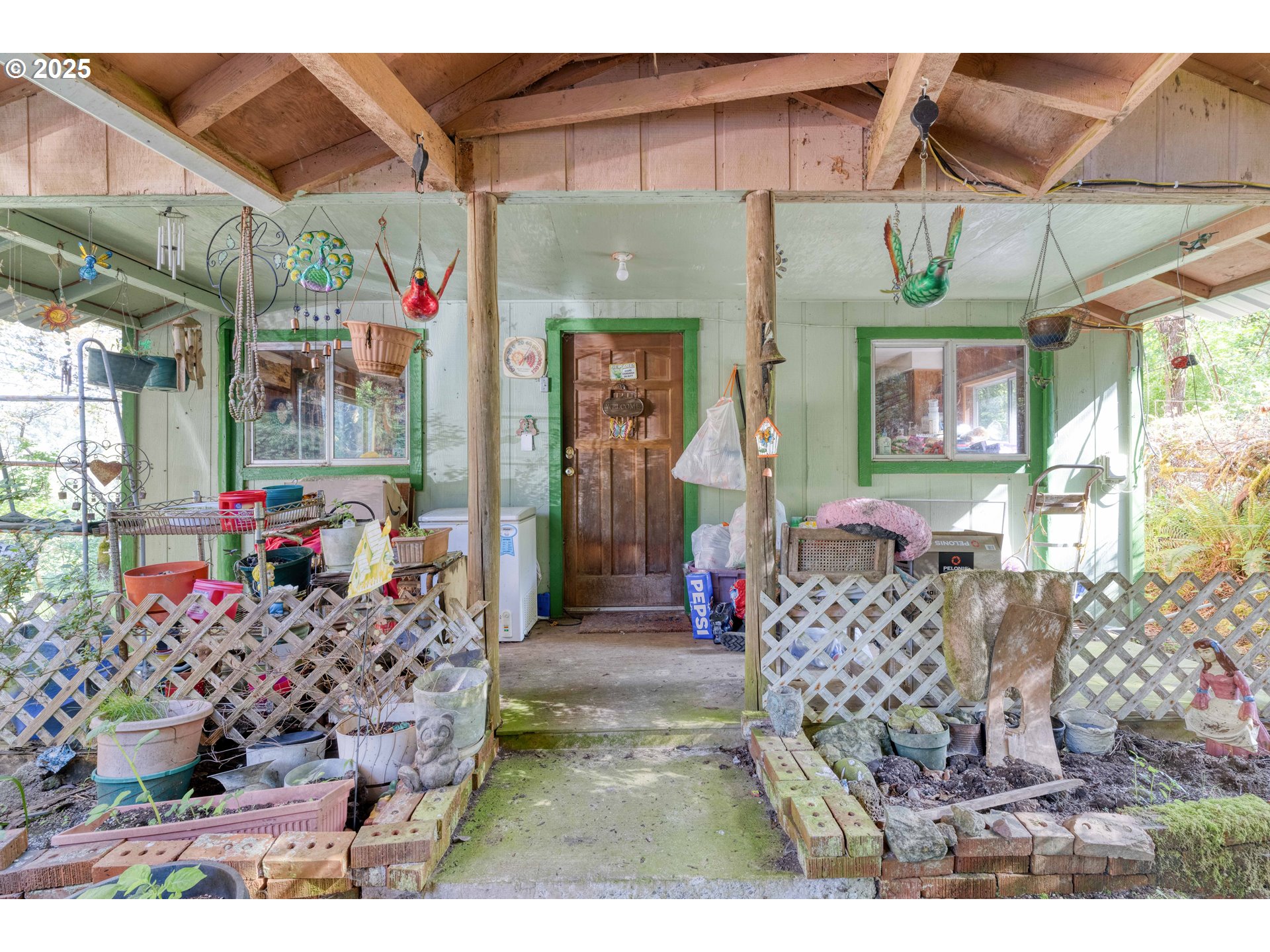 a view of outdoor space and patio