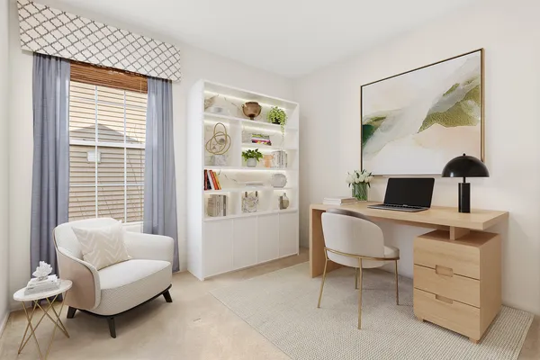 a view of empty room