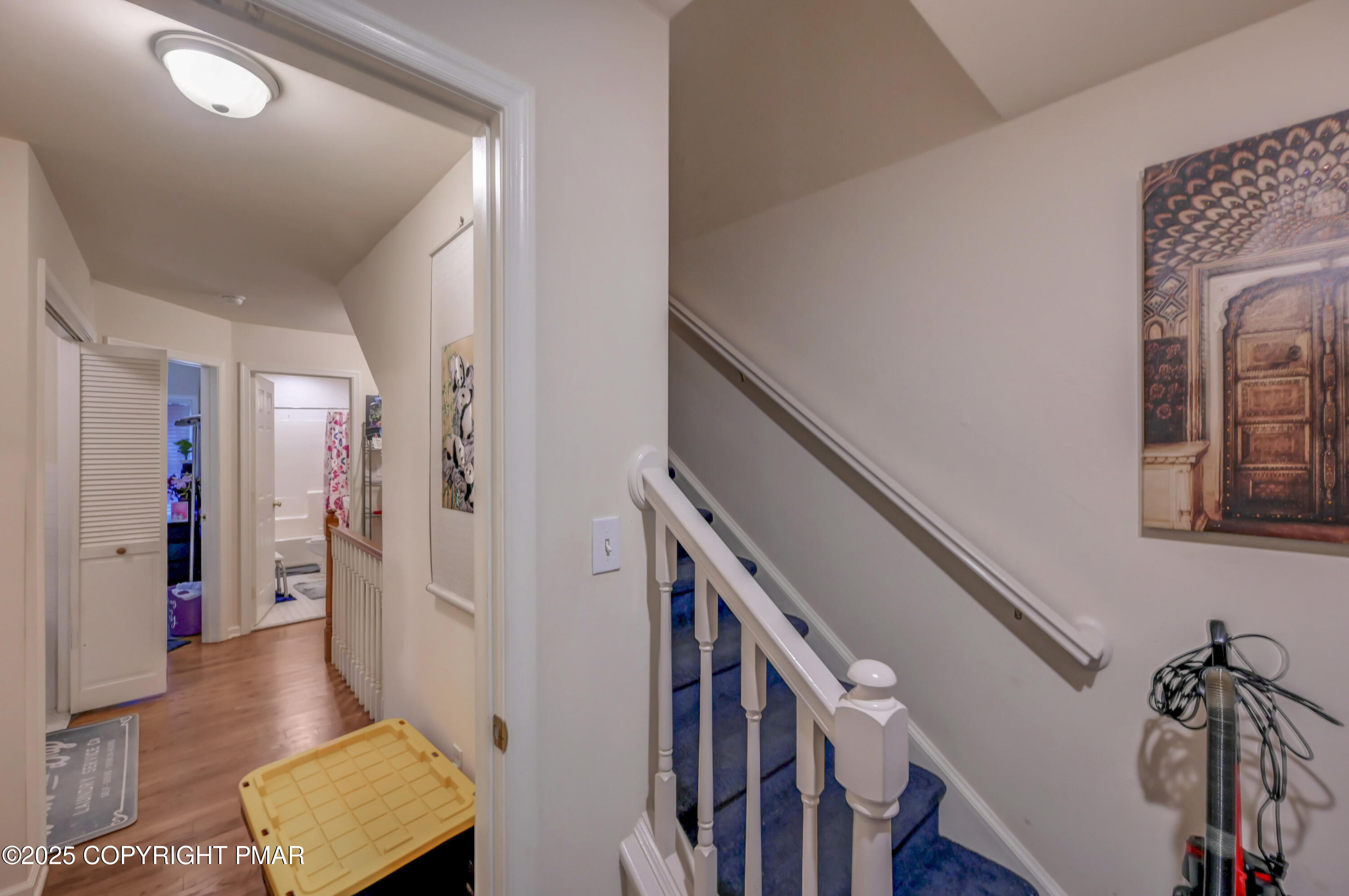 18 Elm Court, Unit UL3 East Stroudsburg, PA 18301 - Photo 37 of 48 a view of an entryway with wooden floor and stairs