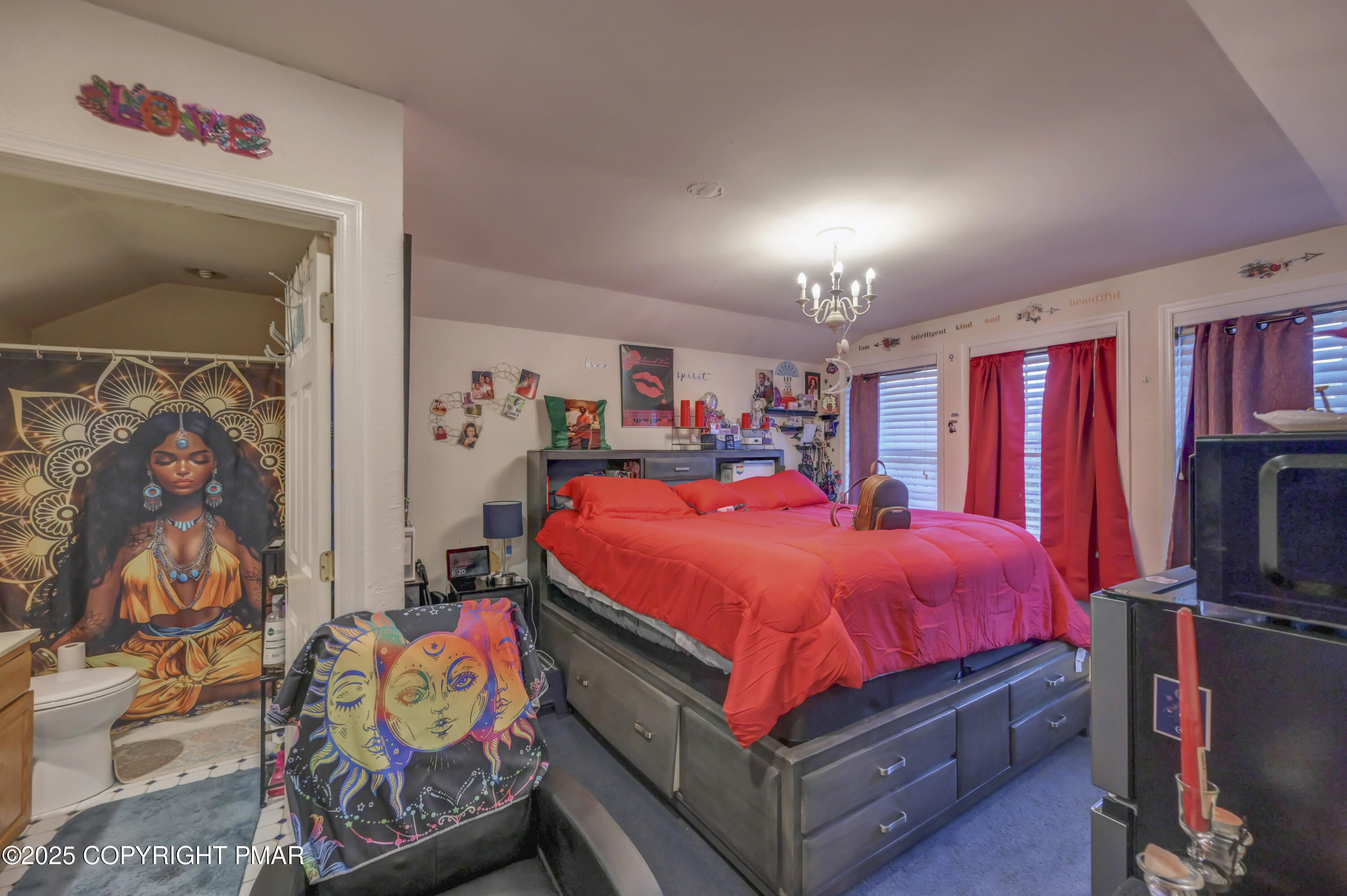 18 Elm Court, Unit UL3 East Stroudsburg, PA 18301 - Photo 38 of 48 a bed room with a bed and a flat screen tv