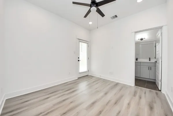 wooden floor in an empty room