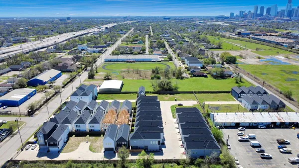 aerial view of a city