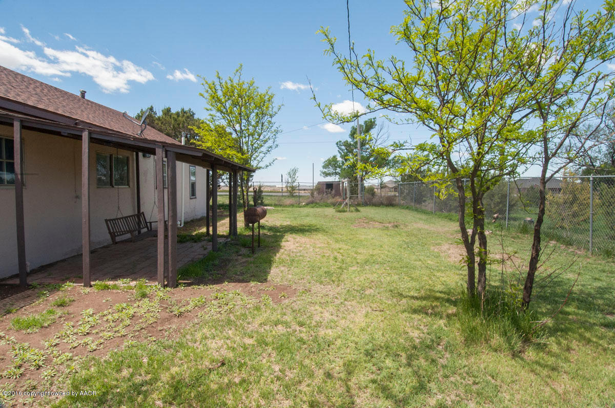 990 West Country Club Road Canyon, TX 79015 - Photo 30 of 34 BACK YARD VIEW 1