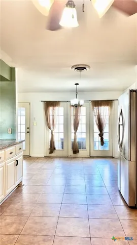 a building outdoor space with patio furniture