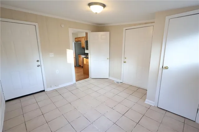 a view of an empty room