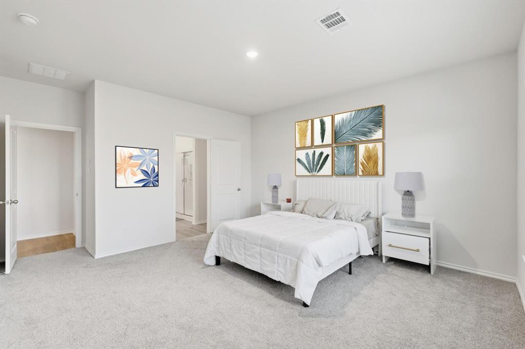 1354 Turkey Run Drive Denton, TX 76207 - Photo 12 of 29 a bedroom with a bed and a window