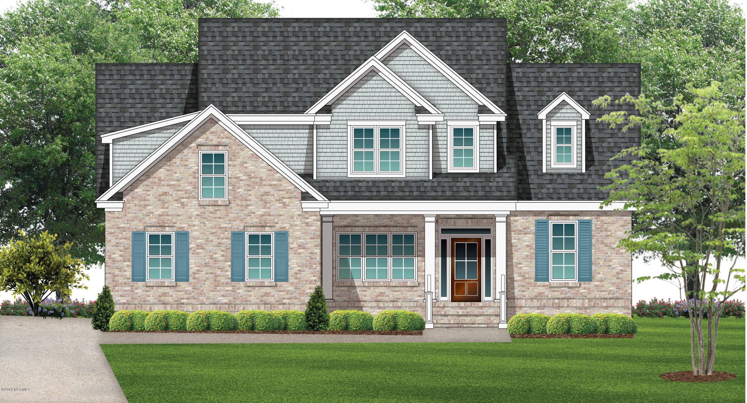 404 Compass Point Hampstead, NC 28443 - Photo 1 of 22 Front Rendering of Home.