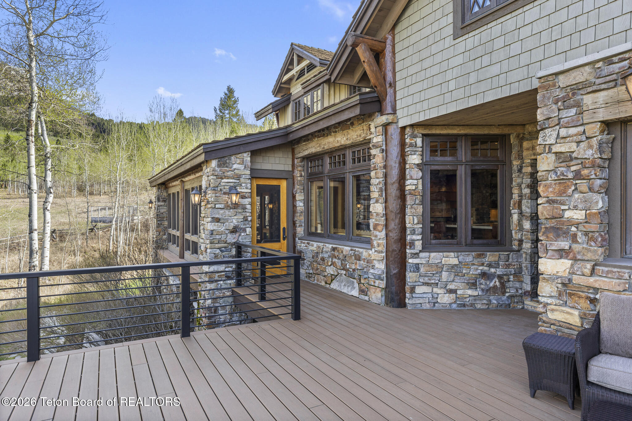 14925 South McCoy Road Jackson, WY 83001 - Photo 51 of 64 Main Level Deck