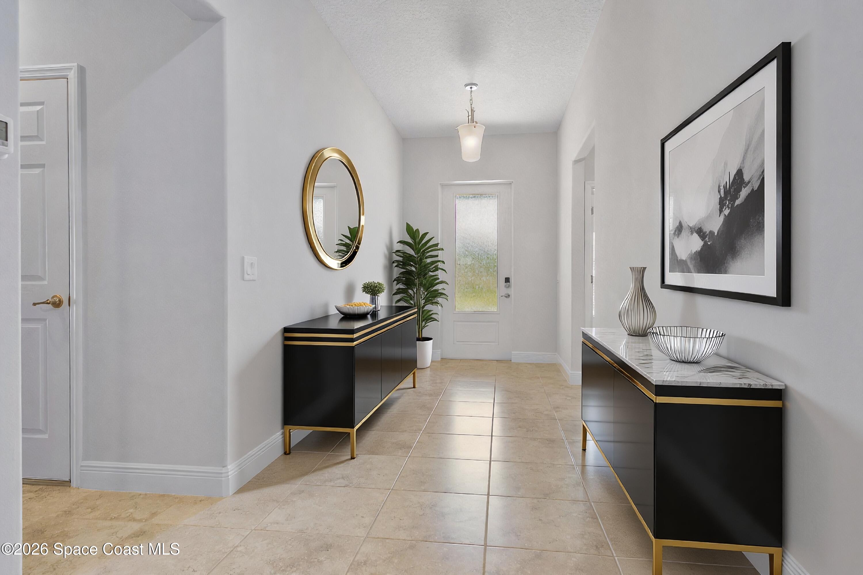 4415 Ruthann Circle Melbourne, FL 32934 - Photo 5 of 46 Foyer staged
