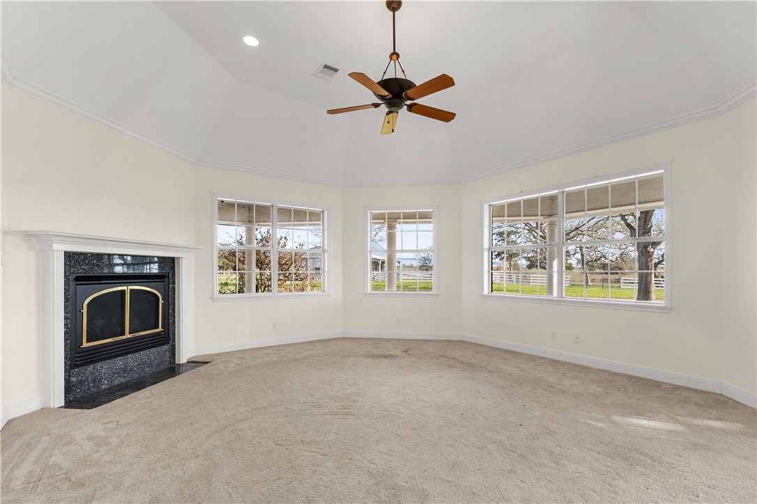 2120 Hohenwalde School Road Brenham, TX 77833 - Photo 10 of 30 a view of empty room with fan and windows