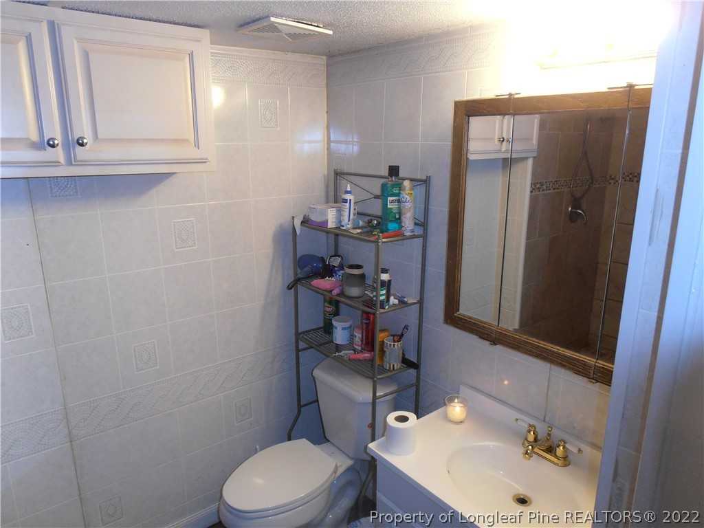 73 Hollywood Road Cameron, NC 28326 - Photo 10 of 16 a bathroom with a sink a toilet and mirror
