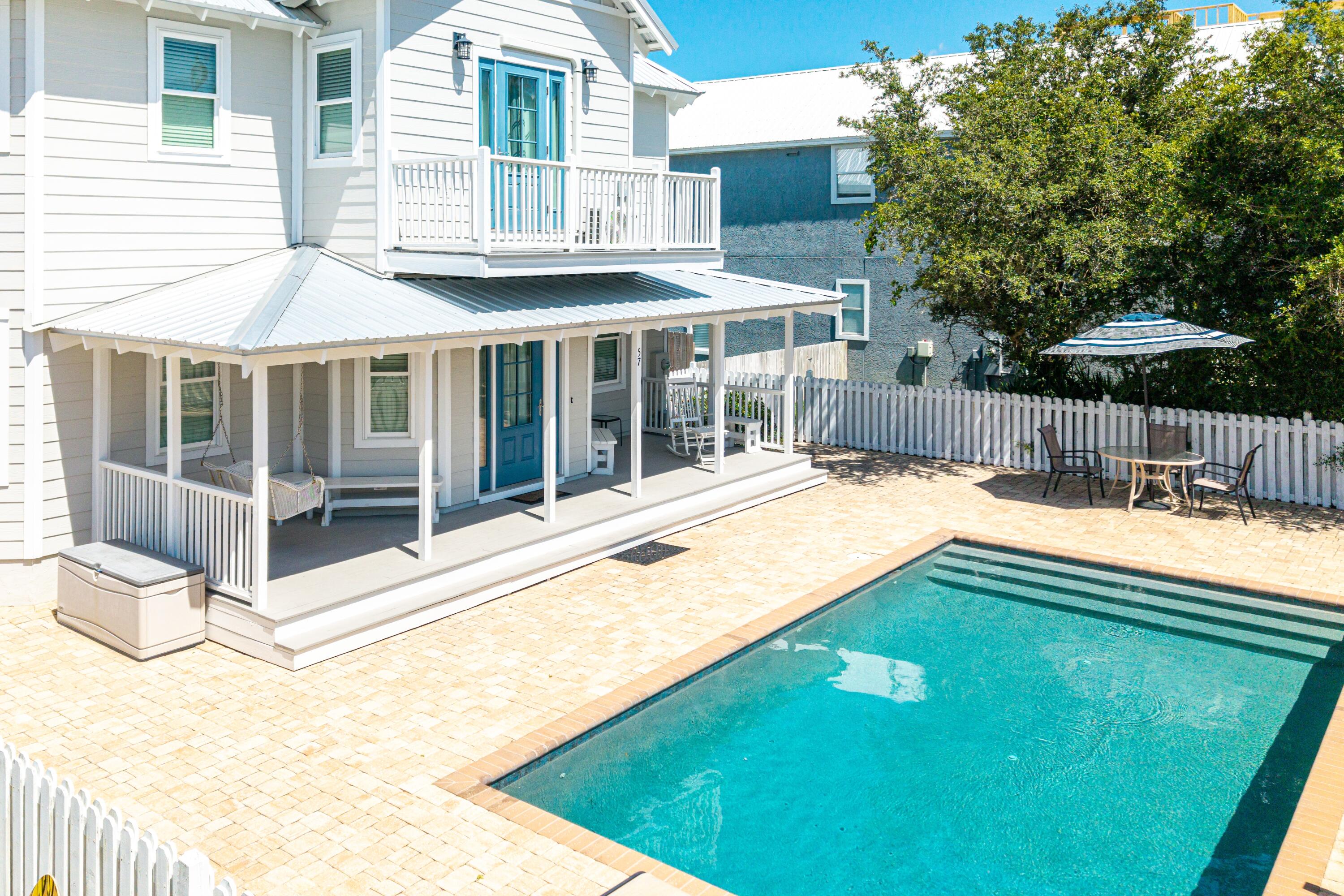 57 Pelayo Avenue Santa Rosa Beach, FL 32459 - Photo 1 of 43 a view of swimming pool with chairs