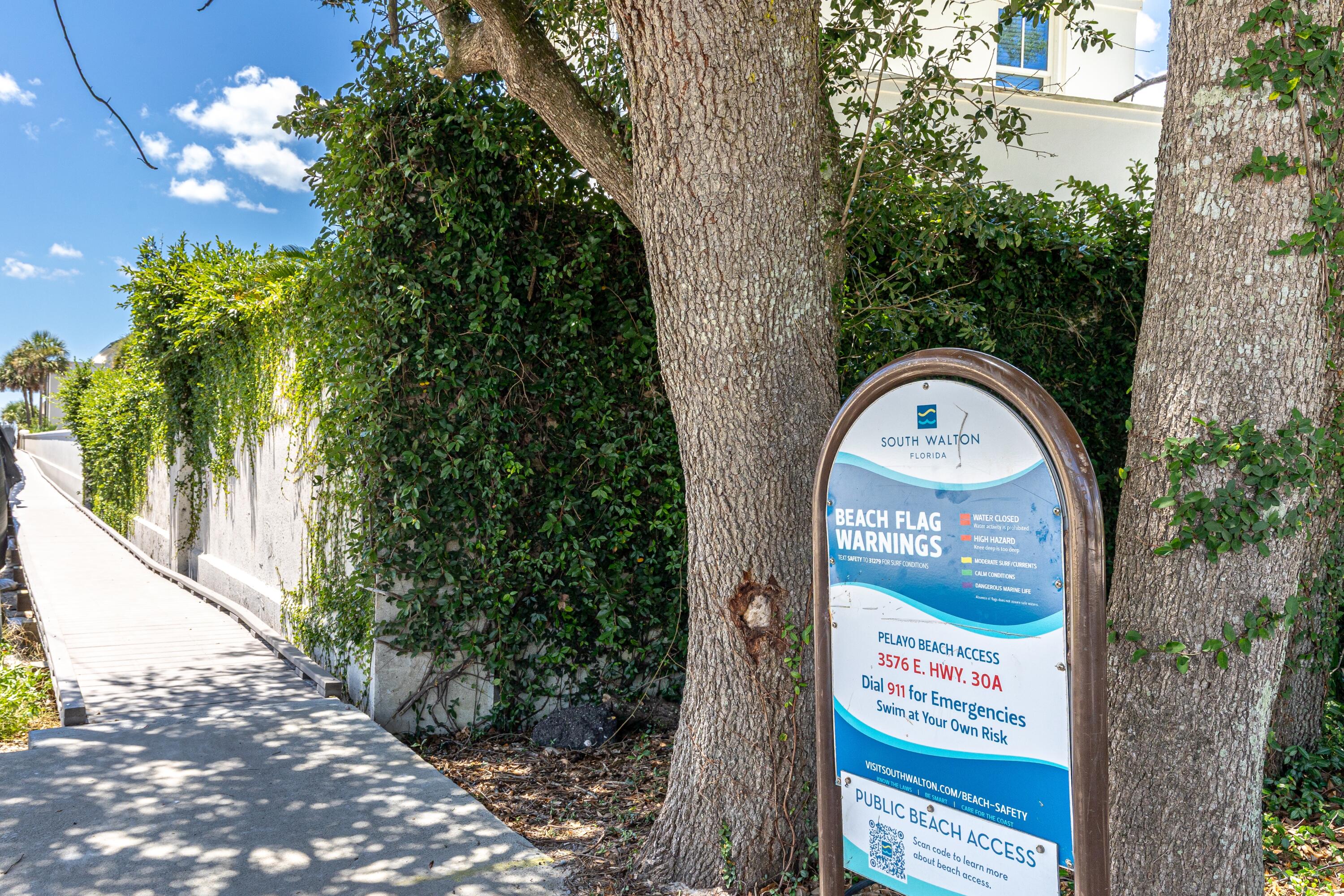 57 Pelayo Avenue Santa Rosa Beach, FL 32459 - Photo 41 of 43 a view of entryway with garden
