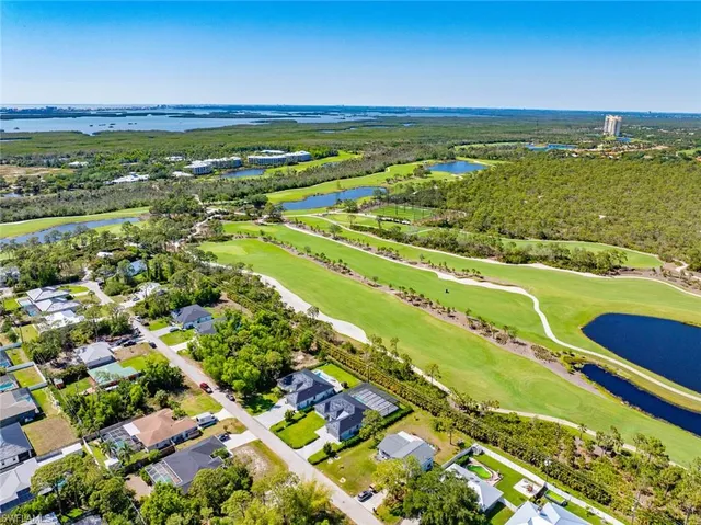 a view of an ocean with a city view