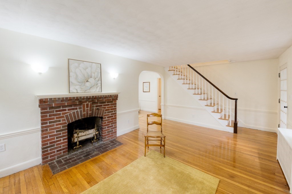 13 Westbrook Road Worcester, MA 01602 - Photo 13 of 41 a living room with furniture and a fireplace