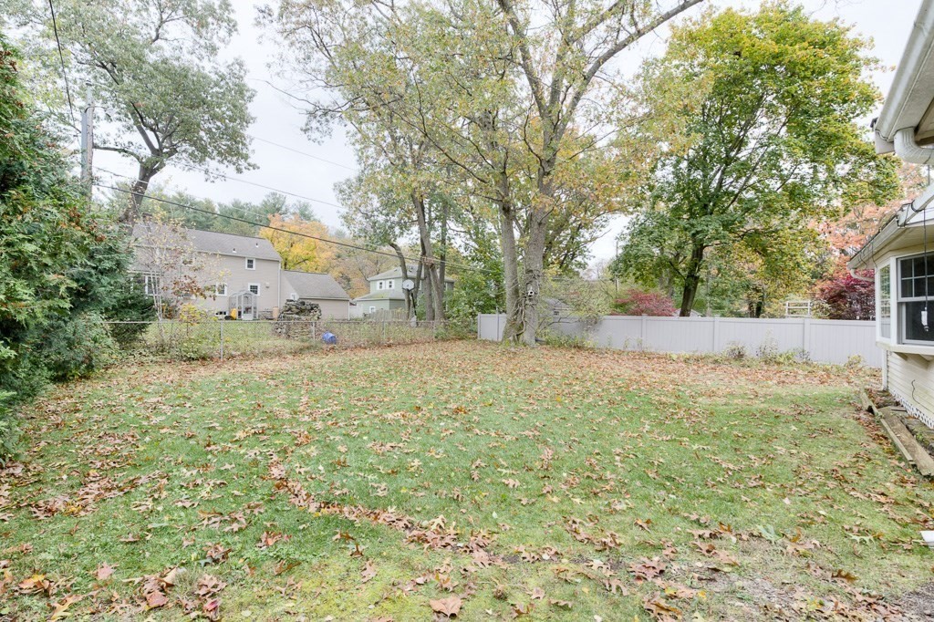 13 Westbrook Road Worcester, MA 01602 - Photo 6 of 41 a view of yard with tree and wooden fence