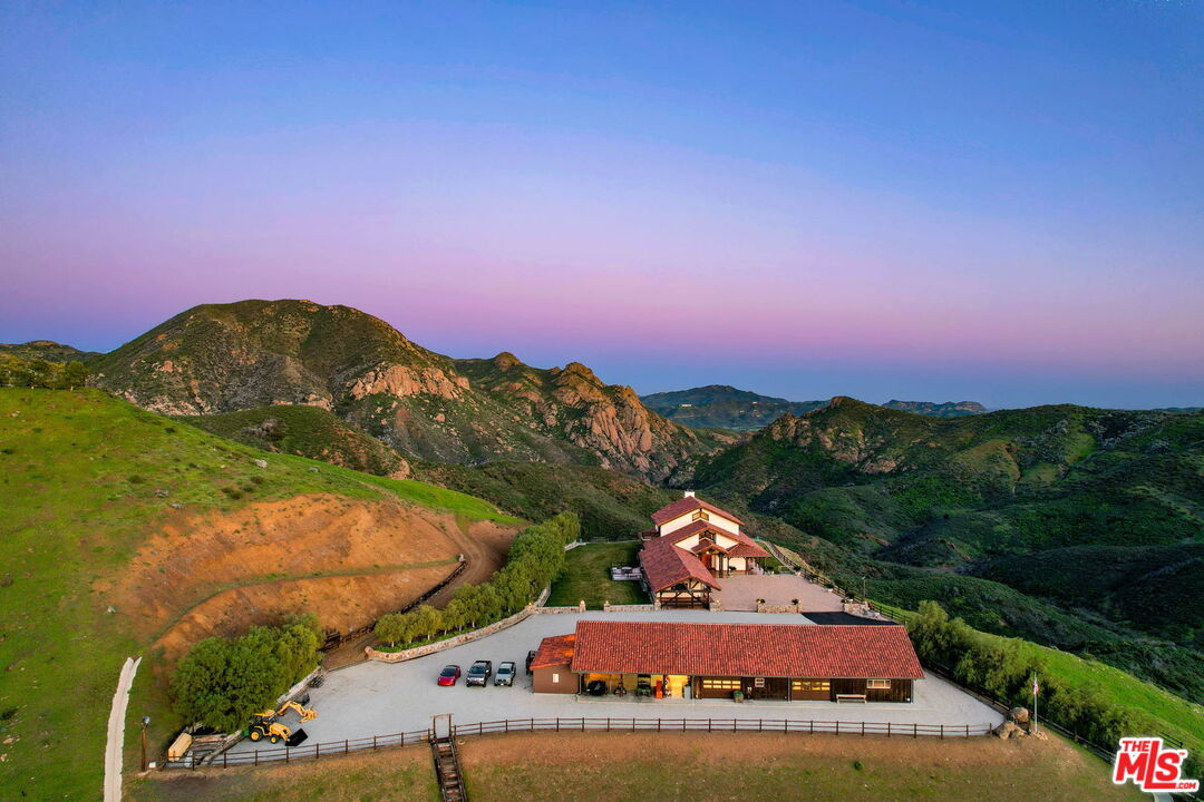 12486 Yerba Buena Road Malibu, CA 90265 - Photo 57 of 68 an aerial view of residential houses with outdoor space and street view