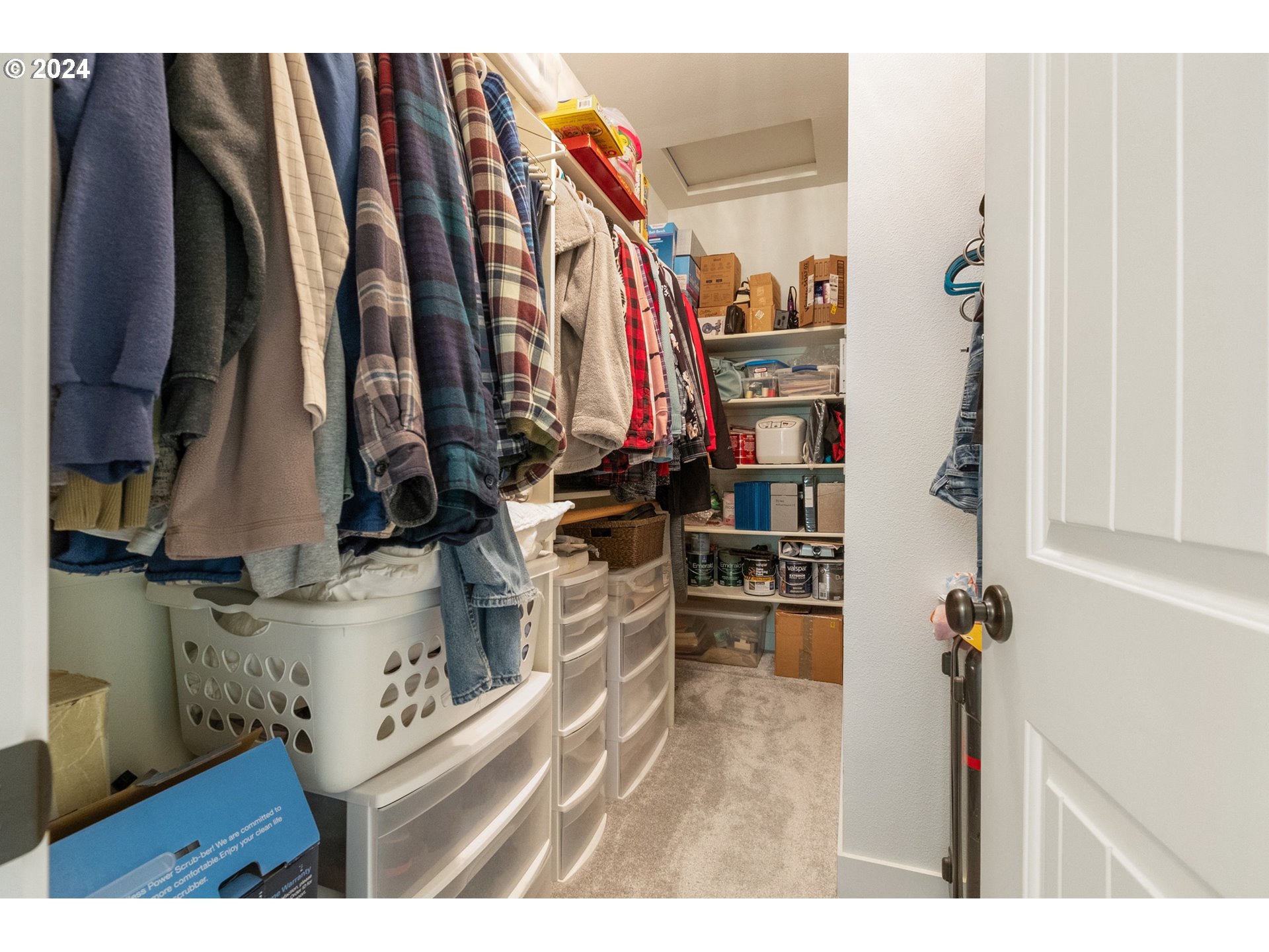 941 Northwest Angel Heights Road Stevenson, WA 98648 - Photo 27 of 38 a view of walk in closet with clothes and shoes