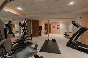 6515 Chagrin River Road Chagrin Falls, OH 44022 - Photo 24 of 28 Huge exercise room