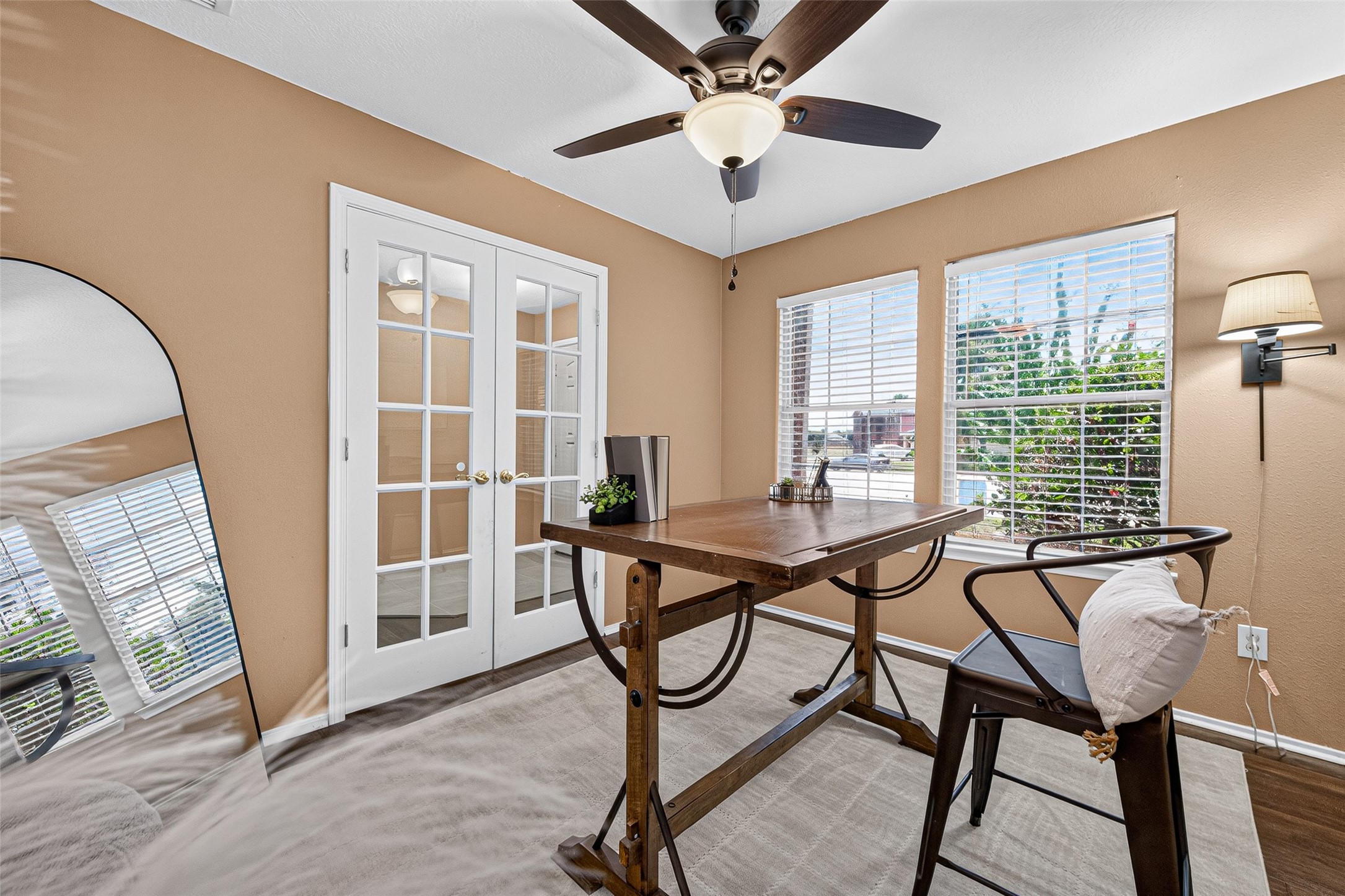 6822 Baron Gate Court Spring, TX 77379 - Photo 6 of 49 French doors frame this beautiful office.