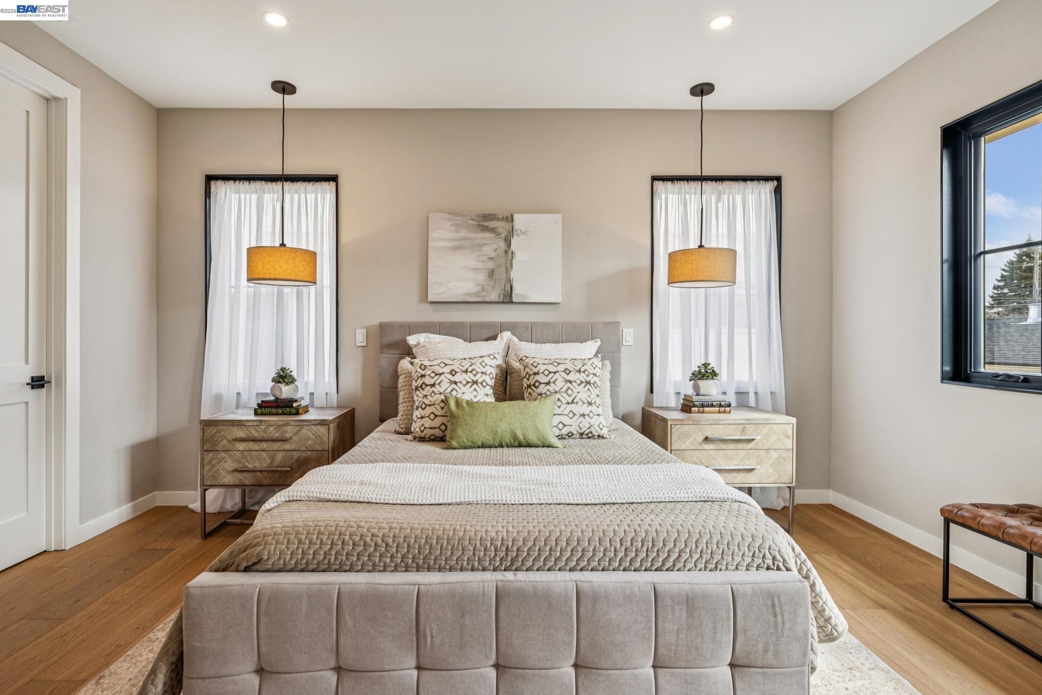 1142 Dwight Way Berkeley, CA 94702 - Photo 35 of 60 a bedroom with a bed and a window