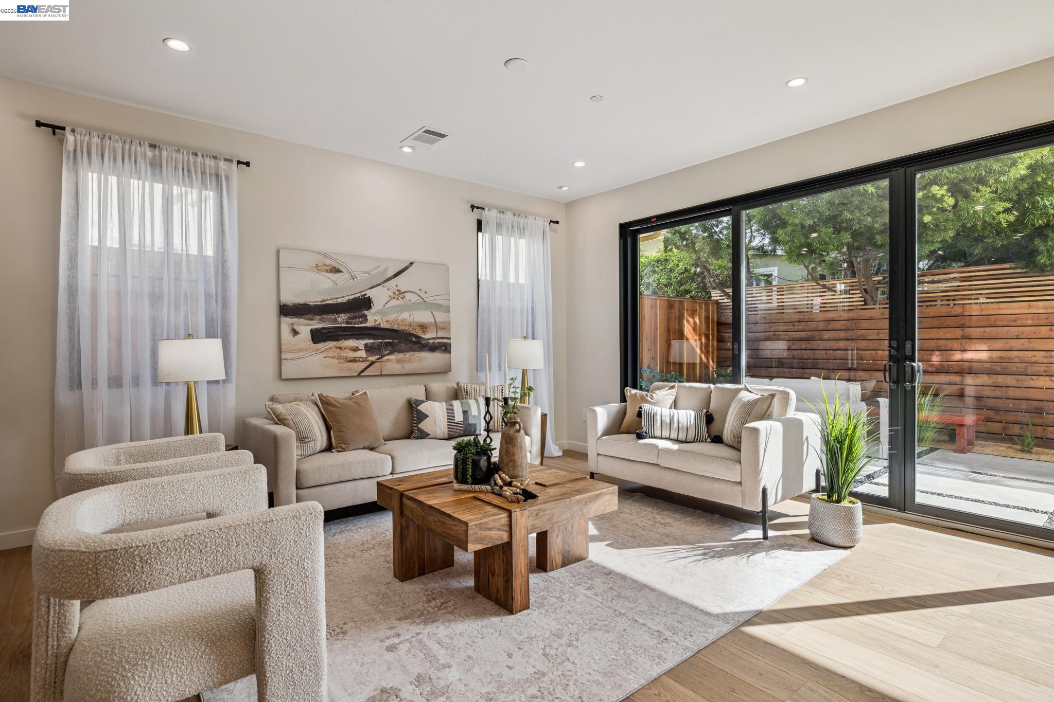 1142 Dwight Way Berkeley, CA 94702 - Photo 9 of 60 a living room with furniture and a large window