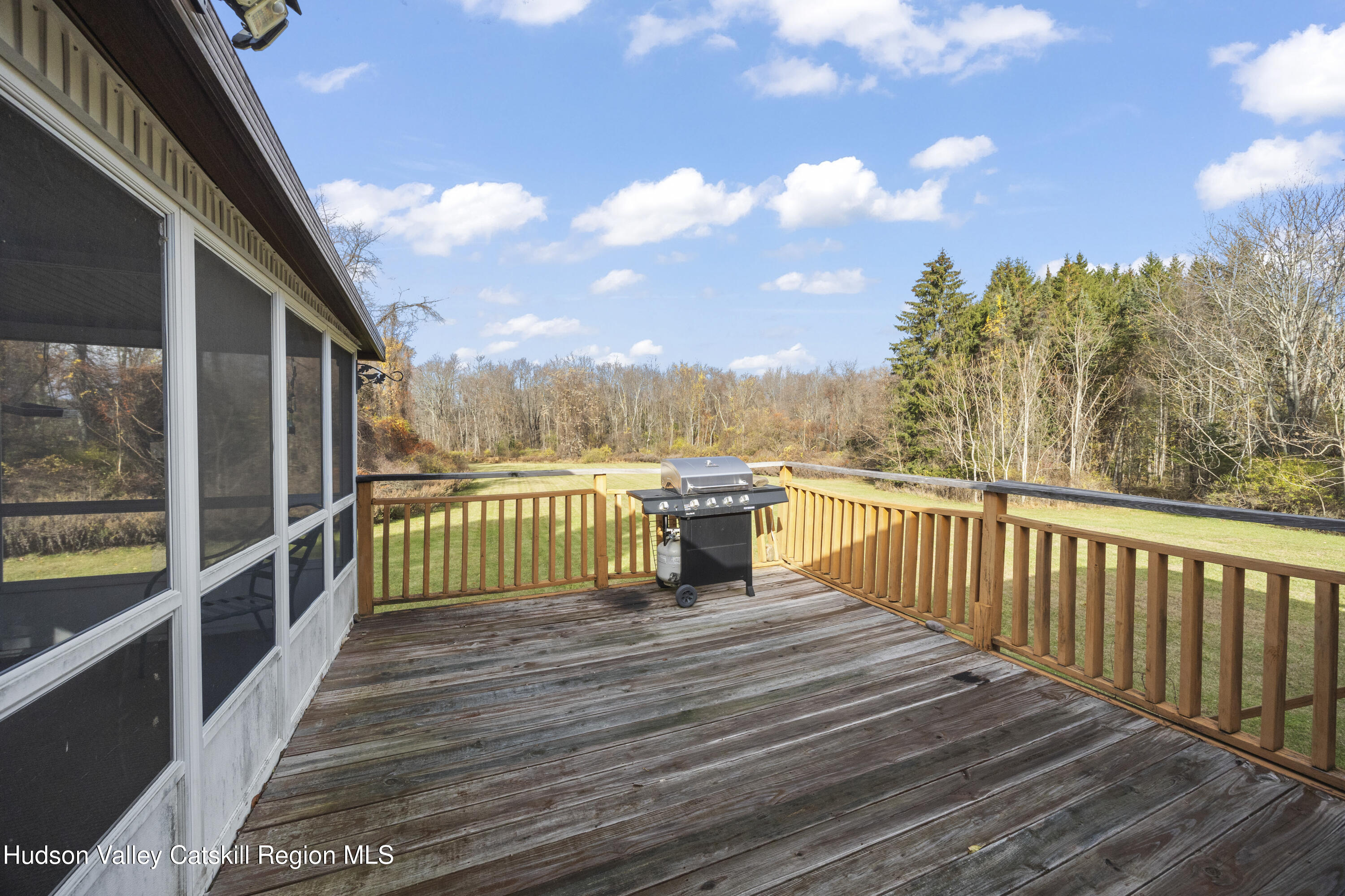 134 Willowbrook Road Hudson, NY 12534 - Photo 24 of 28 a view of a balcony with wooden floor