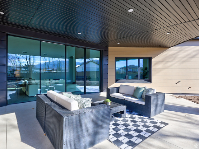 1306 East Victor Lane Draper, UT 84020 - Photo 54 of 60 View of patio / terrace featuring an outdoor living space