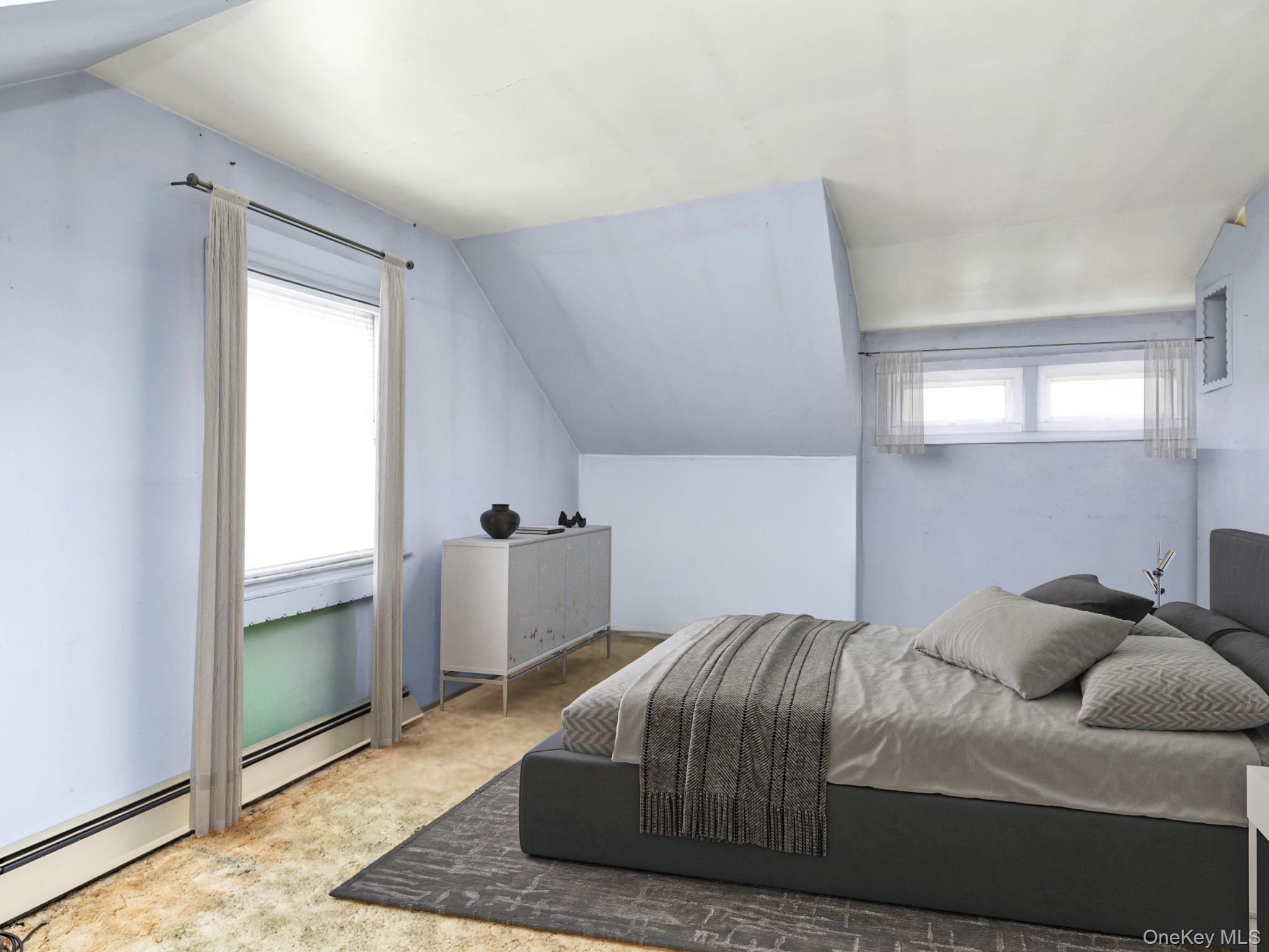 104 Vesper Court Babylon, NY 11702 - Photo 11 of 16 a bedroom with a bed and wooden floor