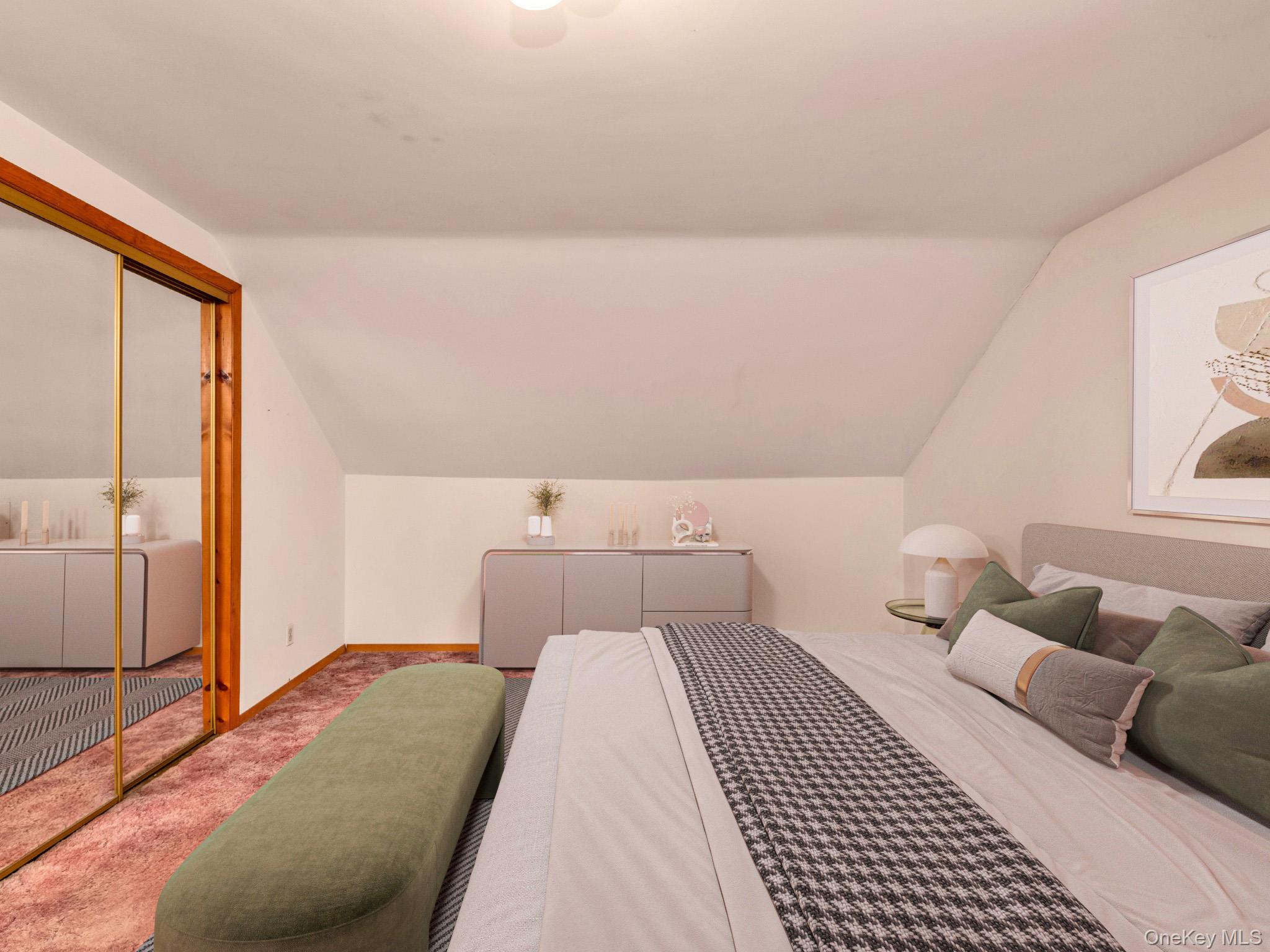 104 Vesper Court Babylon, NY 11702 - Photo 13 of 16 a bedroom with a bed and wooden floor