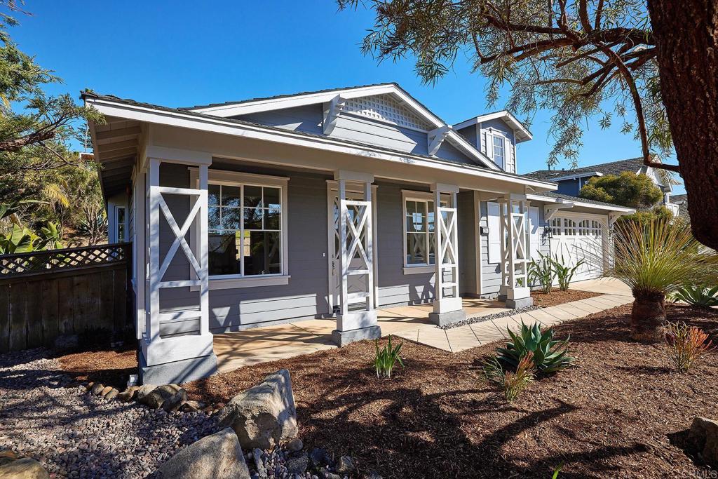 293 Star Jasmine Lane Encinitas, CA 92024 - Photo 11 of 37 a view of a house with backyard sitting area and garden