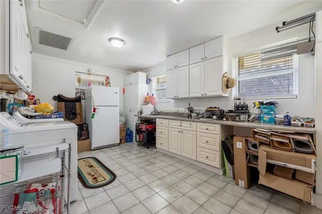 a room with storage and utility