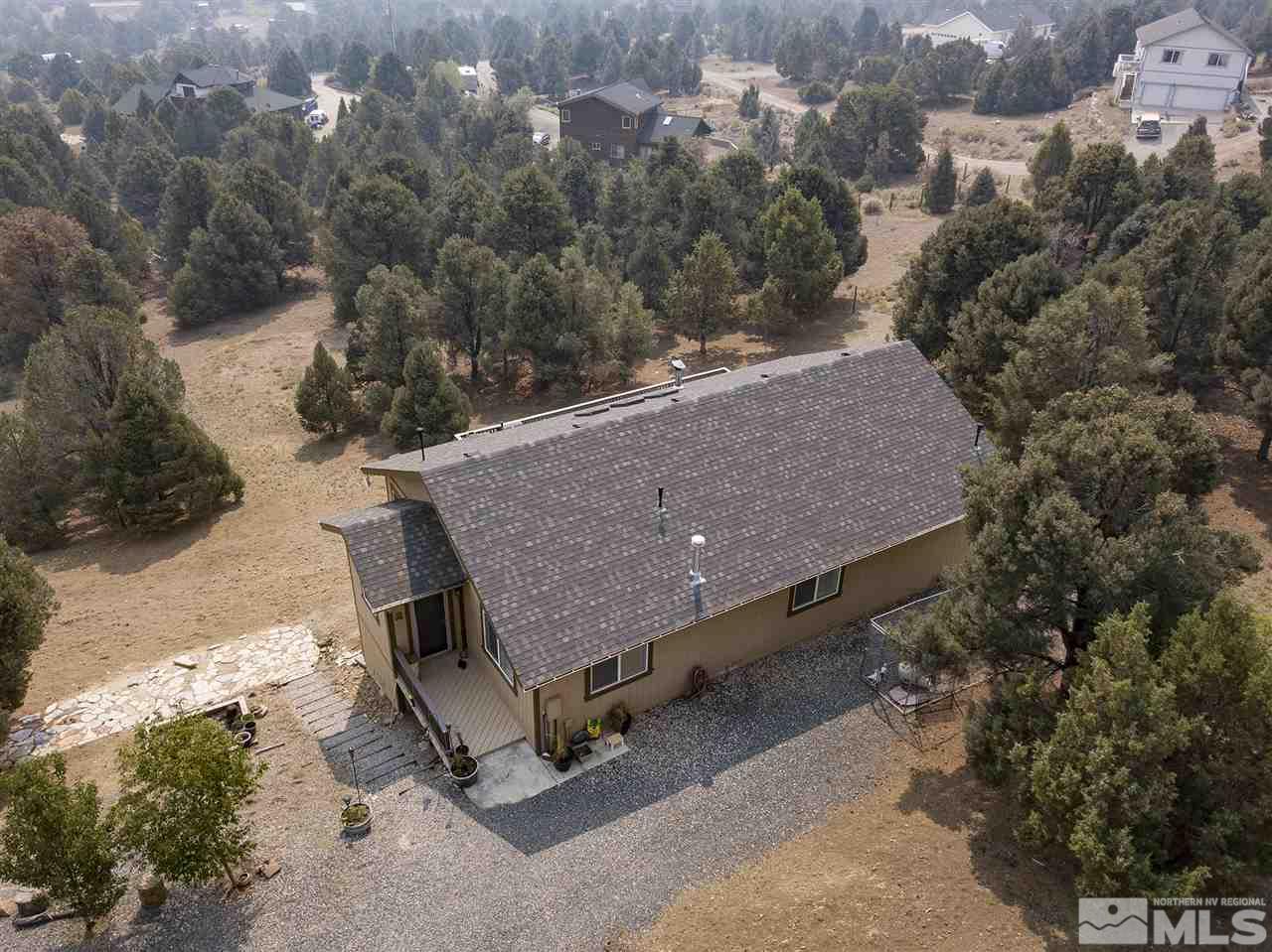 1931 Morgan Road Reno, NV 89521 - Photo 32 of 40 an aerial view of a house having yard