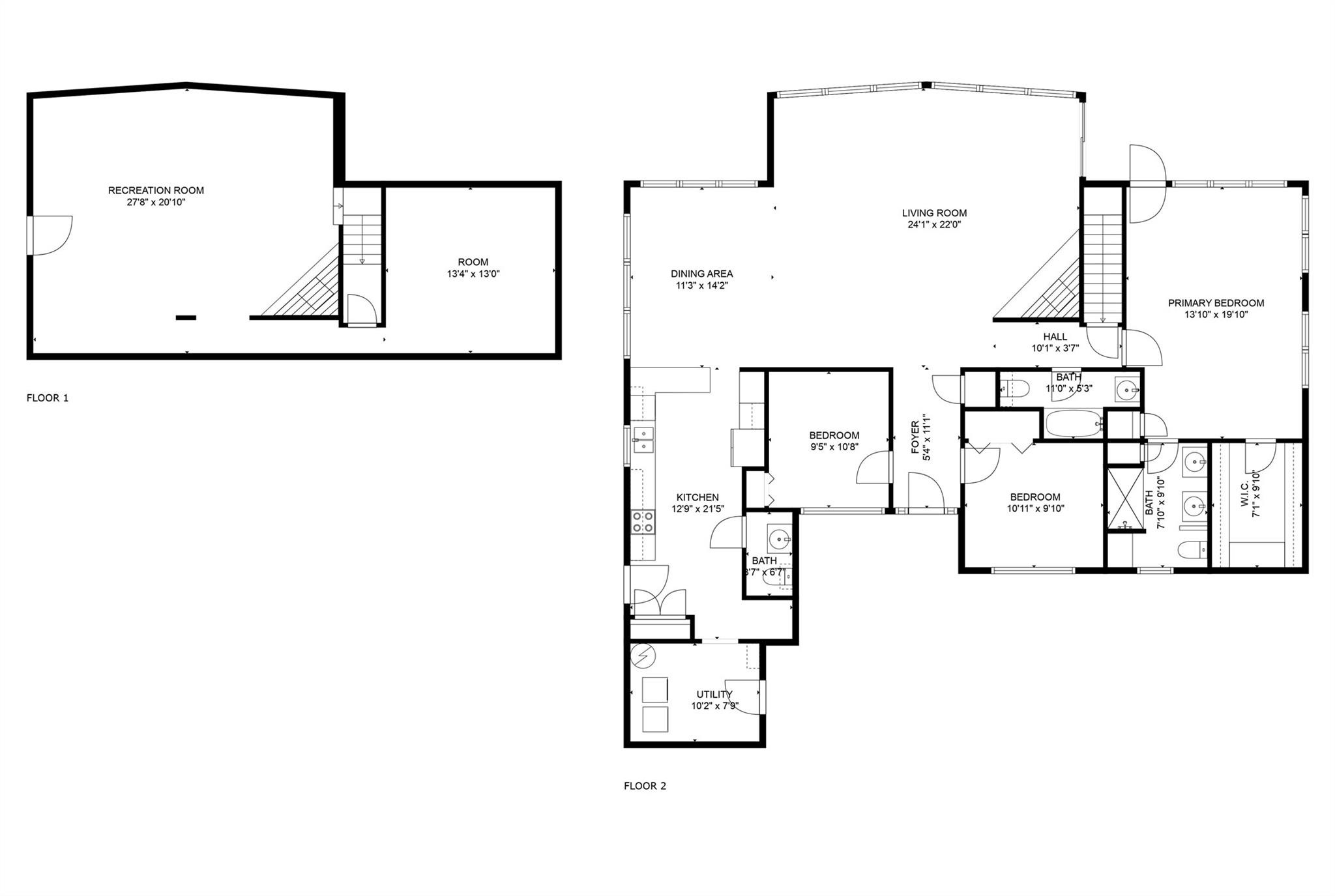 148 South Oak Bluff Street Trinity, TX 75862 - Photo 48 of 48 a picture of a floor plan