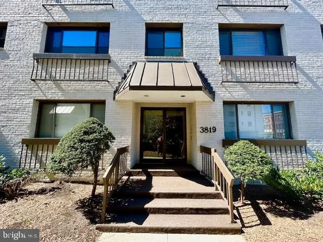 a front view of a house with entryway