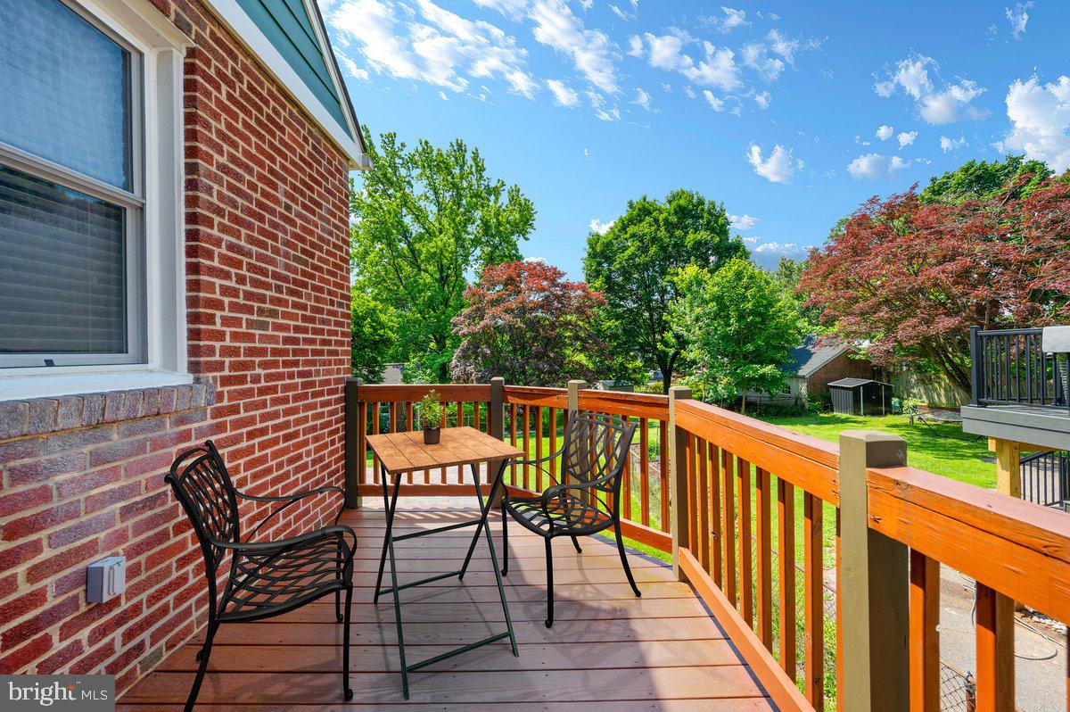 6 East Hamilton Avenue Silver Spring, MD 20901 - Photo 32 of 47 Deck overlooking back yard