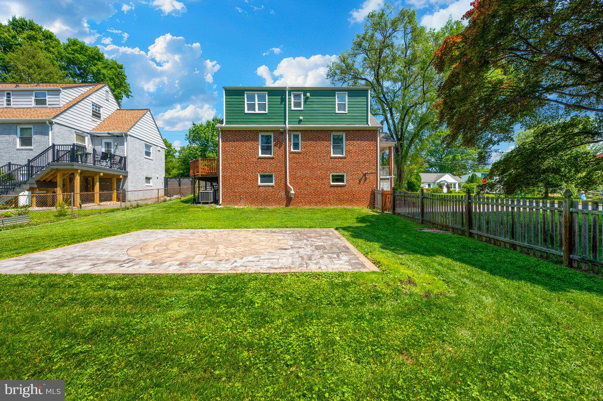 6 East Hamilton Avenue Silver Spring, MD 20901 - Photo 34 of 47 Flat yard with lots of sun & new paver patio