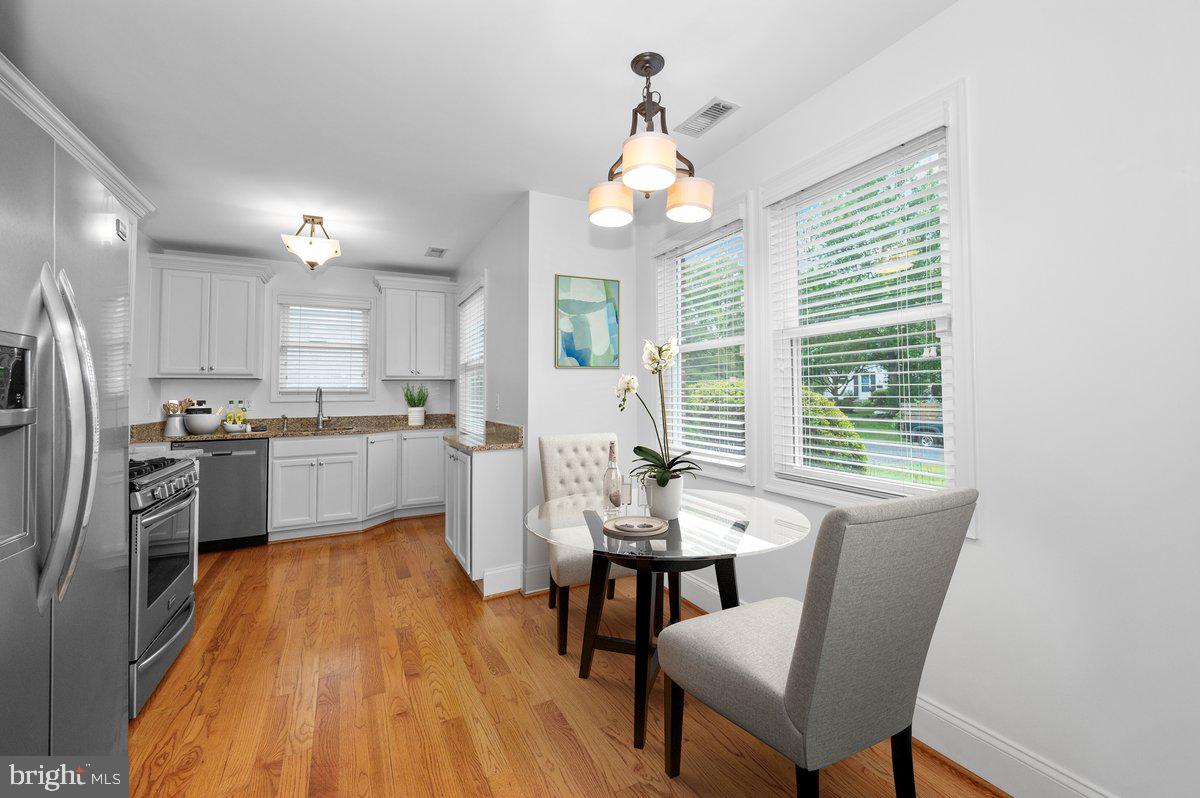 6 East Hamilton Avenue Silver Spring, MD 20901 - Photo 6 of 47 Bright and open kitchen & dining nook