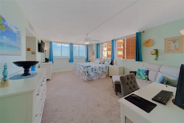 a view of a closet with storage