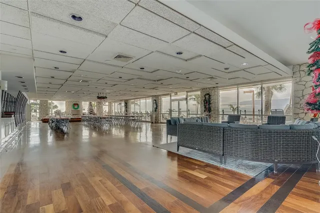 a front view of a building