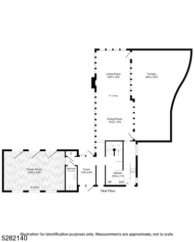 a view of a field of grass and trees