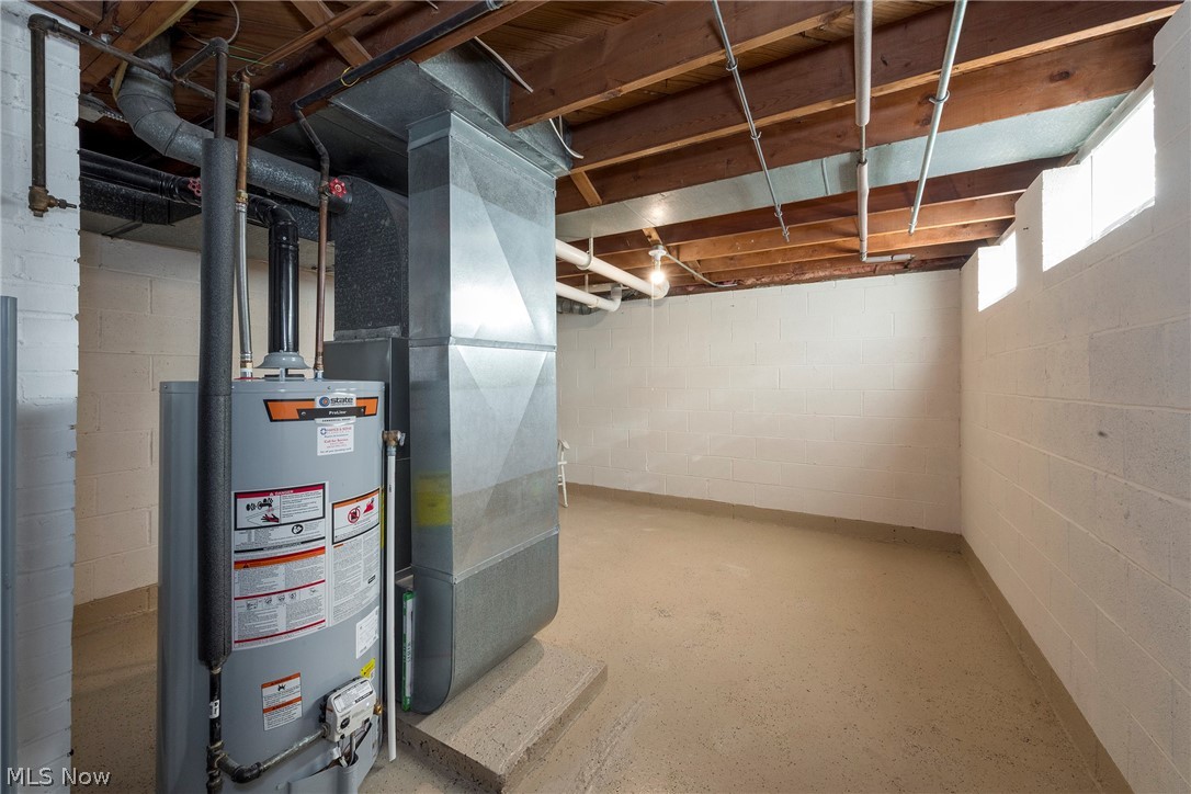 13175 McCracken Road Cleveland, OH 44125 - Photo 34 of 48 Basement with water heater