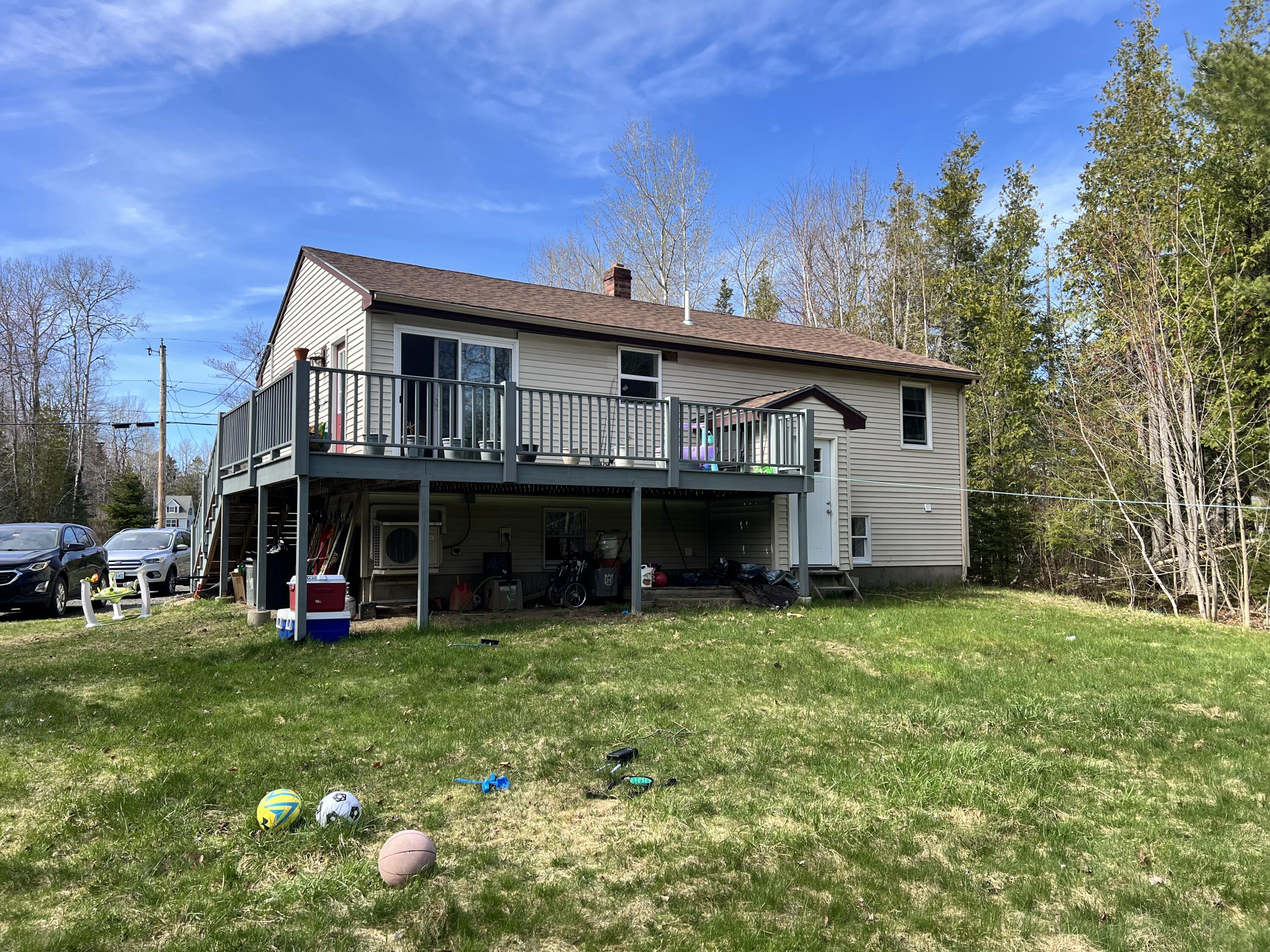 202 Rooks Road Holden, ME 04429 - Photo 2 of 22 back side of deck