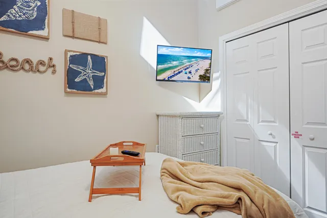 a view of a hallway with washer and dryer