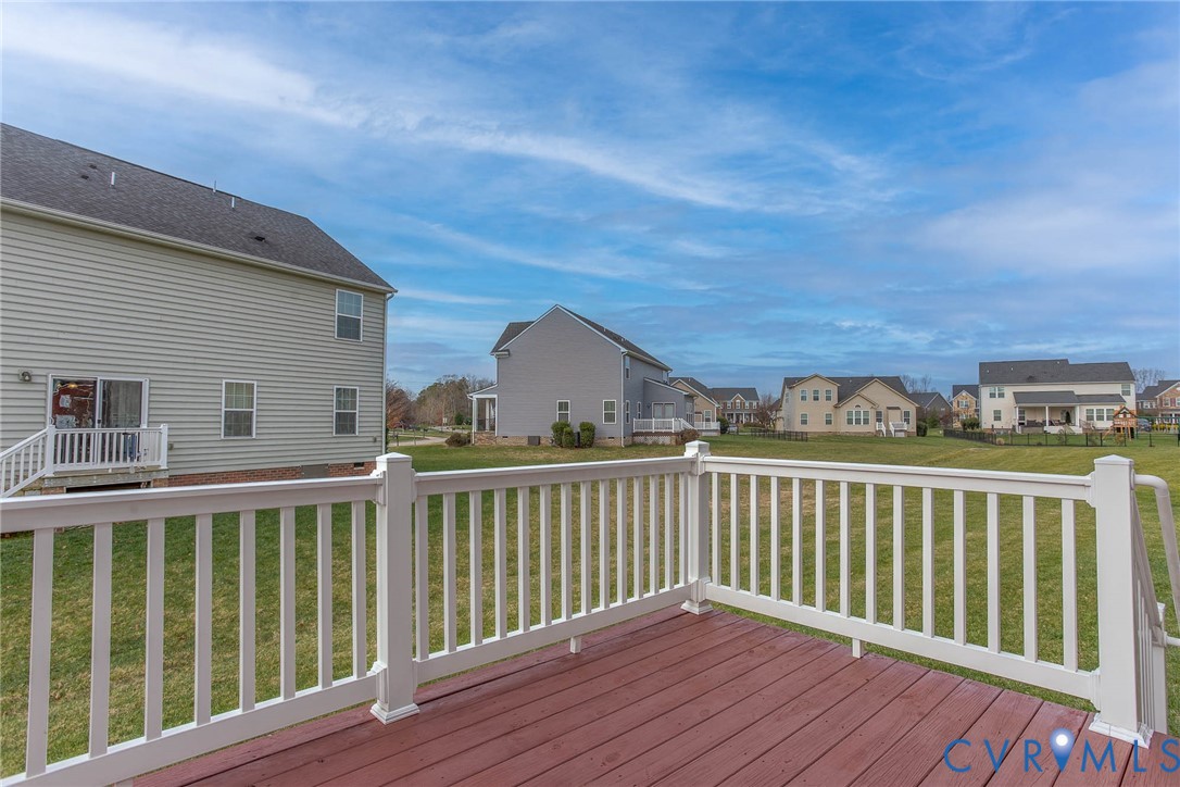 12219 Almer Lane Chester, VA 23836 - Photo 44 of 46 a view of a wooden roof deck