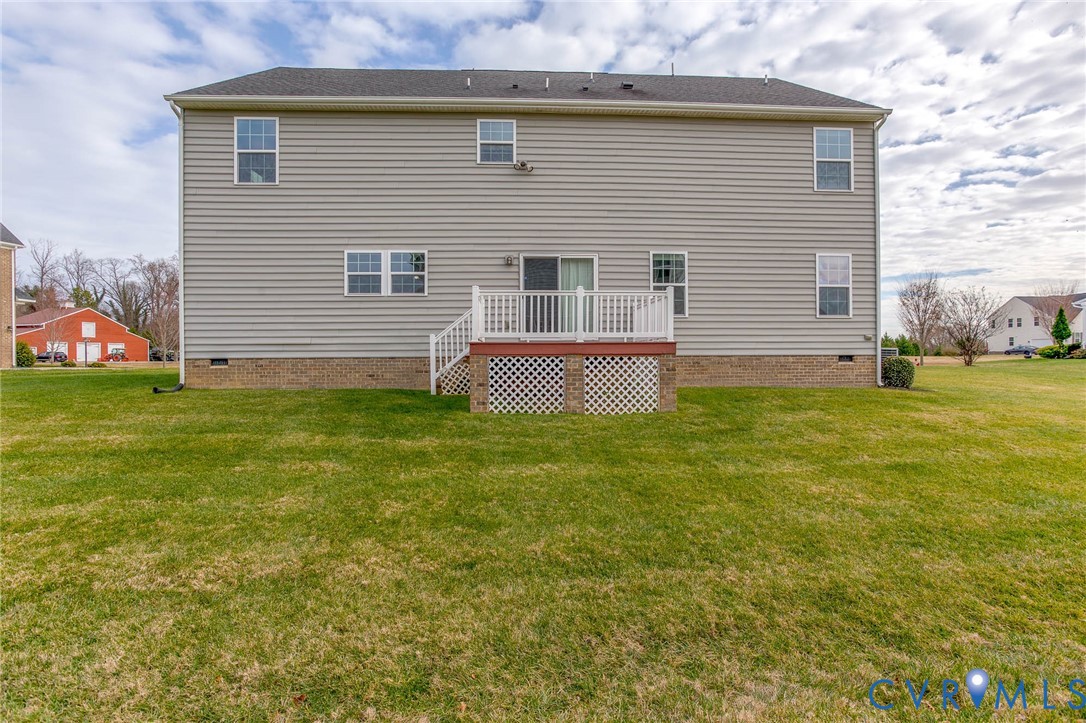 12219 Almer Lane Chester, VA 23836 - Photo 45 of 46 a view of a house with a backyard