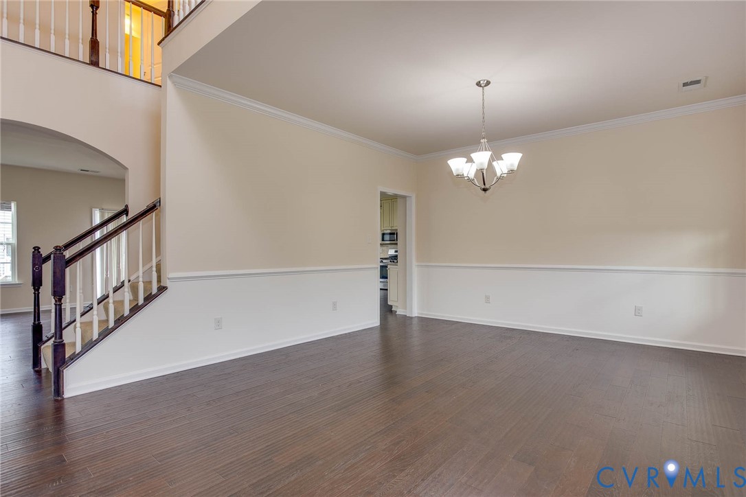 12219 Almer Lane Chester, VA 23836 - Photo 6 of 46 wooden floor in an empty room with a window
