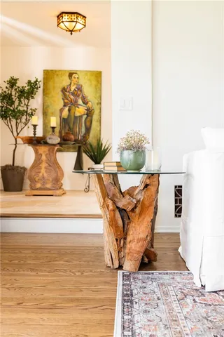 a view of a workspace with a couch